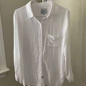 Rails white linen shirt size M